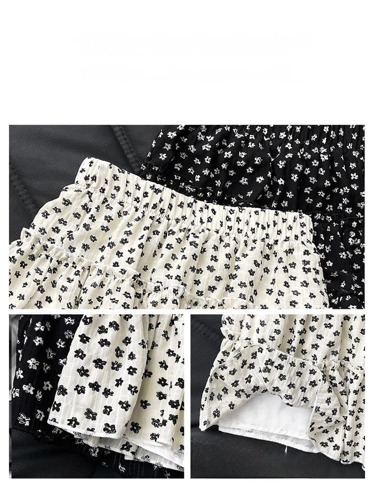 タイトスカート 花柄プリントタイトスカートミニ丈