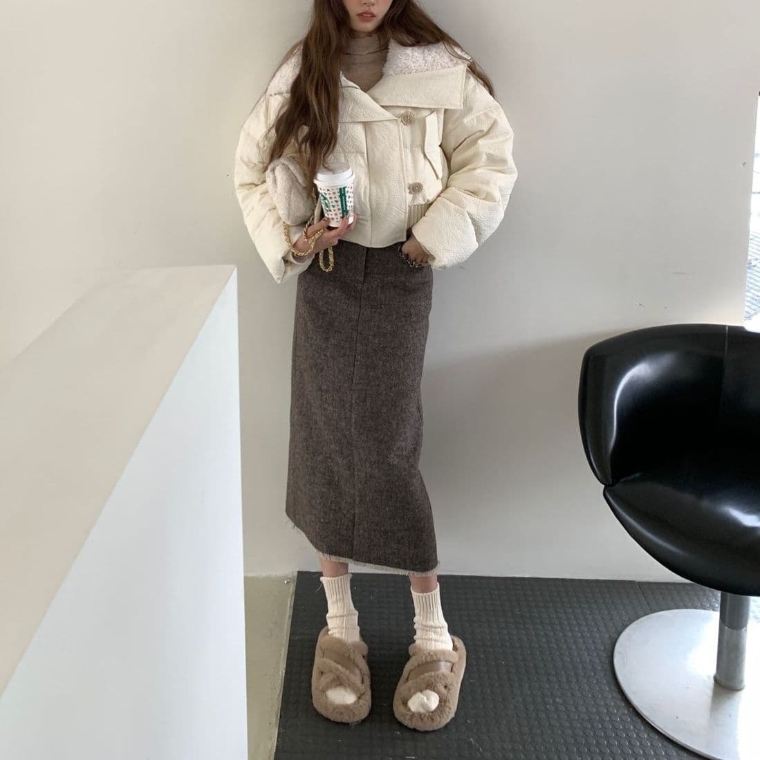 タイトスカート 上品な切り替えデザインロングタイトスカート