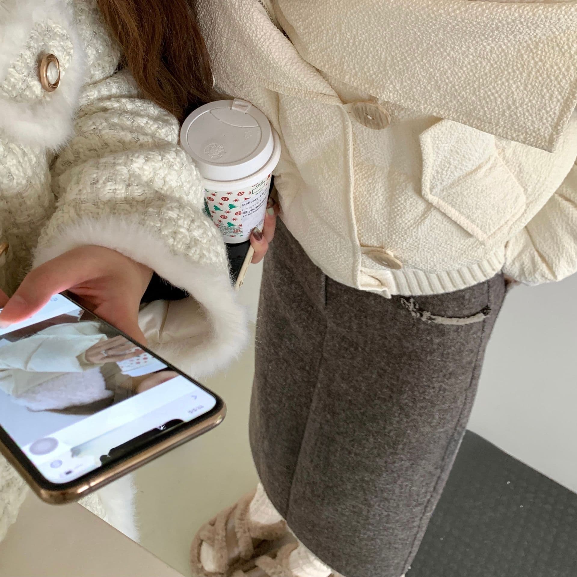 タイトスカート 上品な切り替えデザインロングタイトスカート