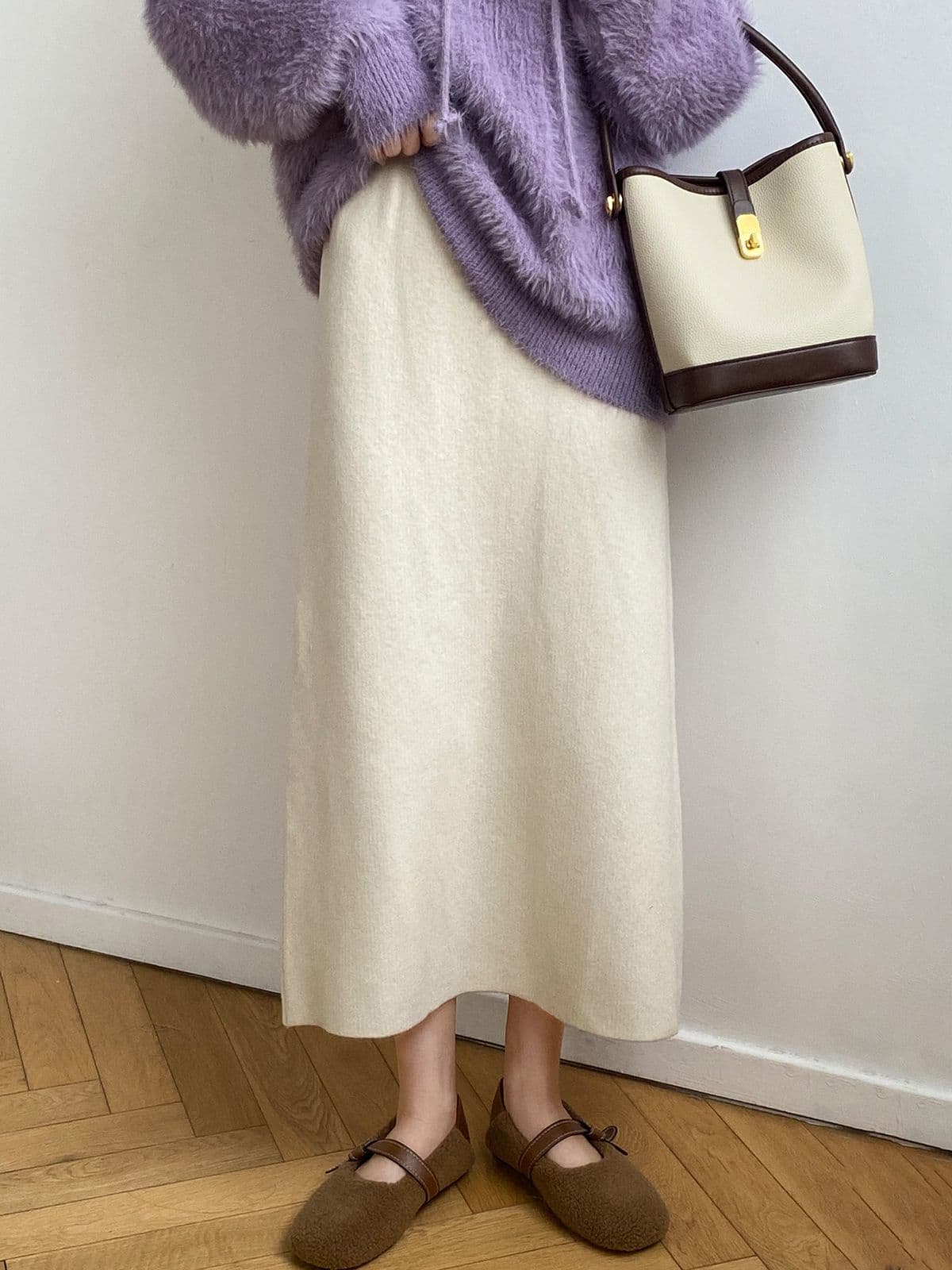 タイトスカート 上品素材の大人タイトロングスカート