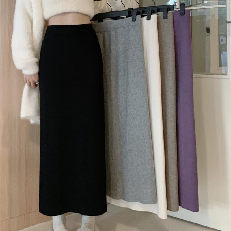 タイトスカート 上品な美脚ラインロング丈タイトスカート