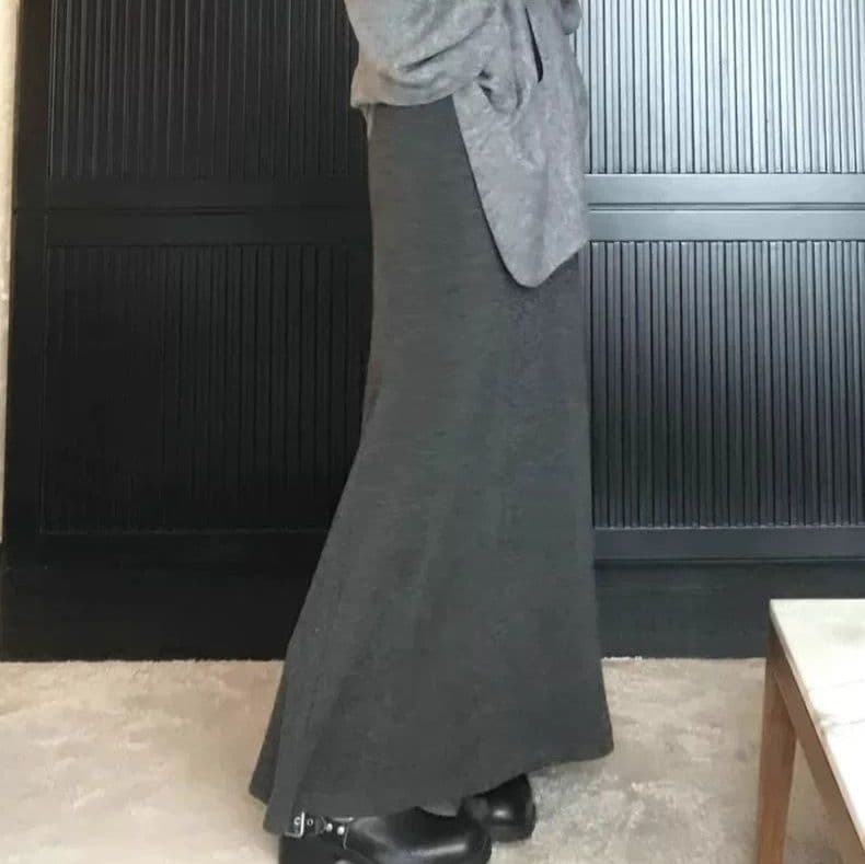 タイトスカート 体型カバーもできる美シルエットマキシ丈タイトスカート