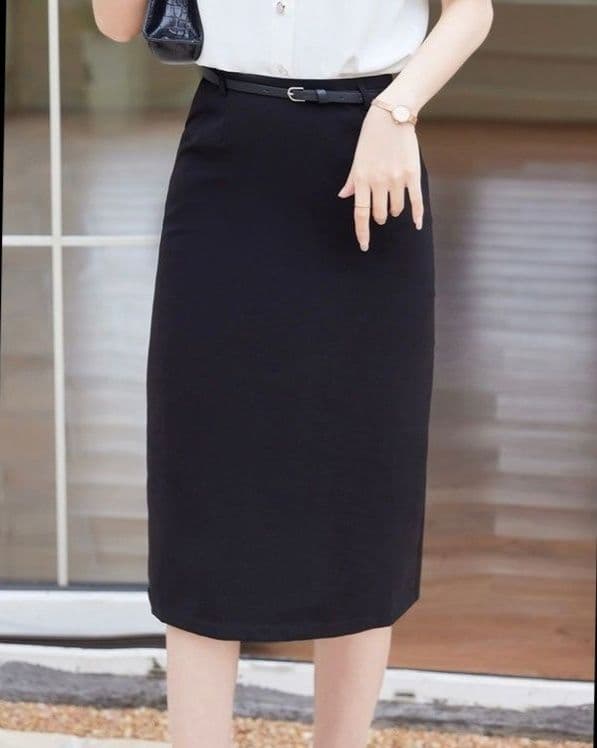 タイトスカート 上品シンプル大人のオフィススタイルスカート