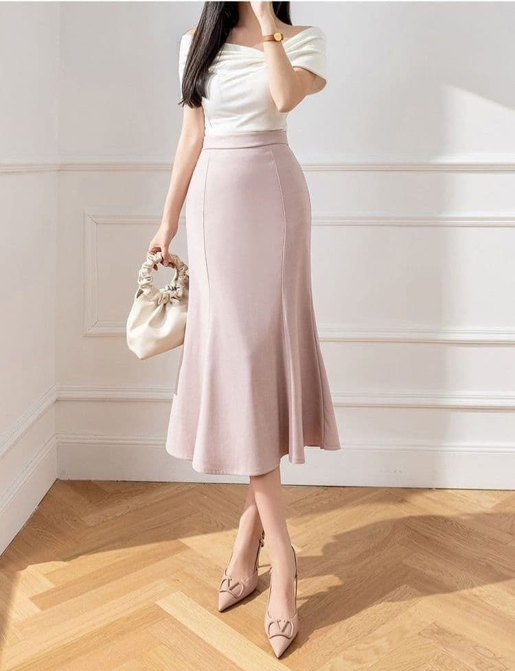 タイトスカート マーメイドラインタイトスカート