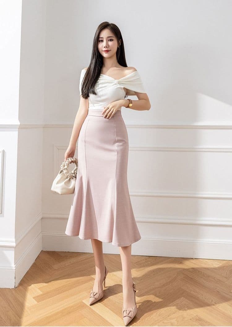 タイトスカート マーメイドラインタイトスカート