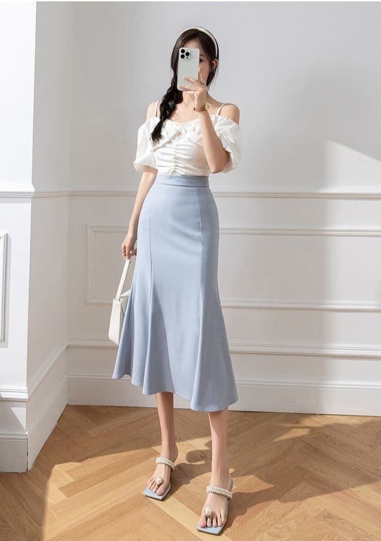 タイトスカート マーメイドラインタイトスカート