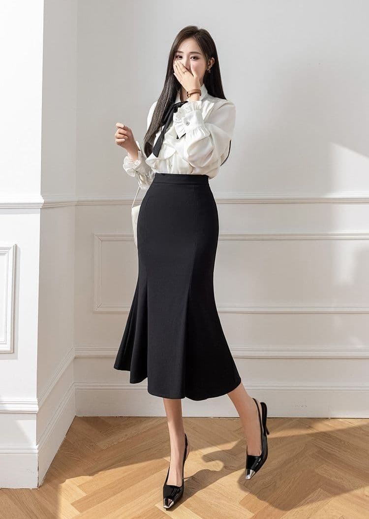 タイトスカート マーメイドラインタイトスカート