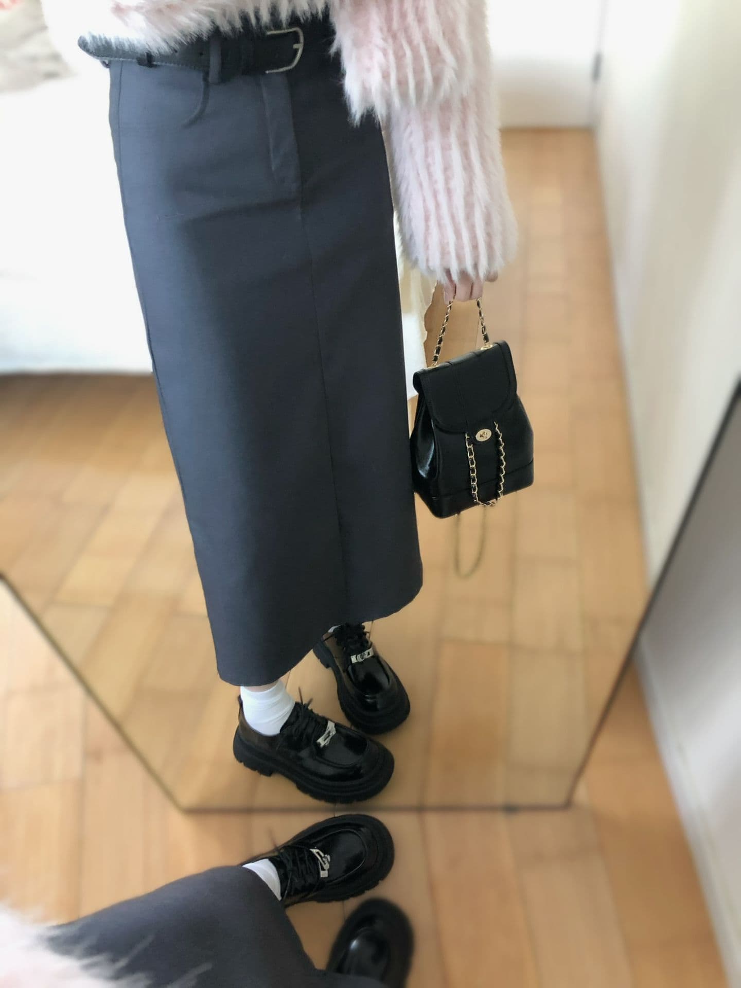 タイトスカート ハイウエストタイトロングスカート