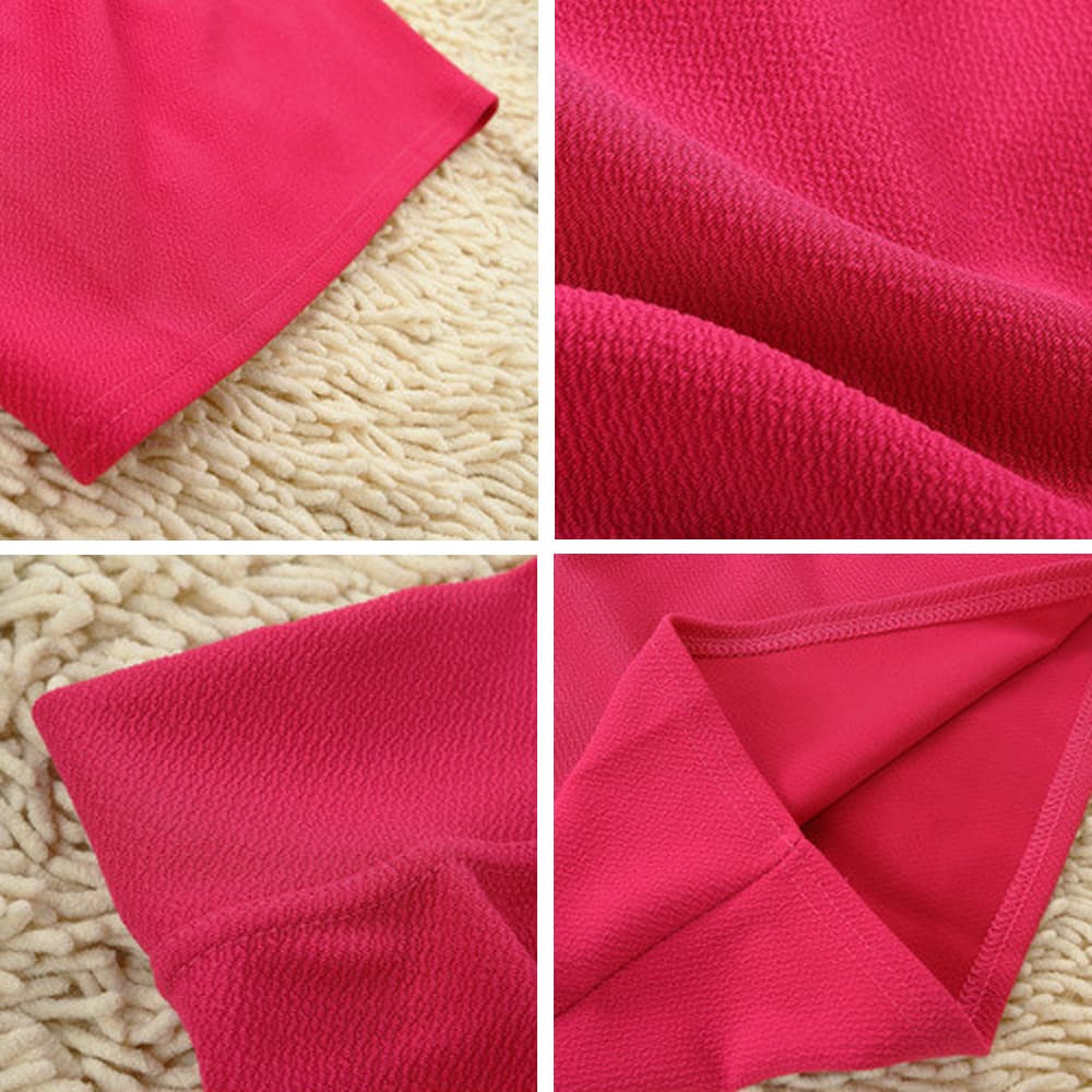 無地ミニ丈タイトスカート 12色展開 ウエストゴム