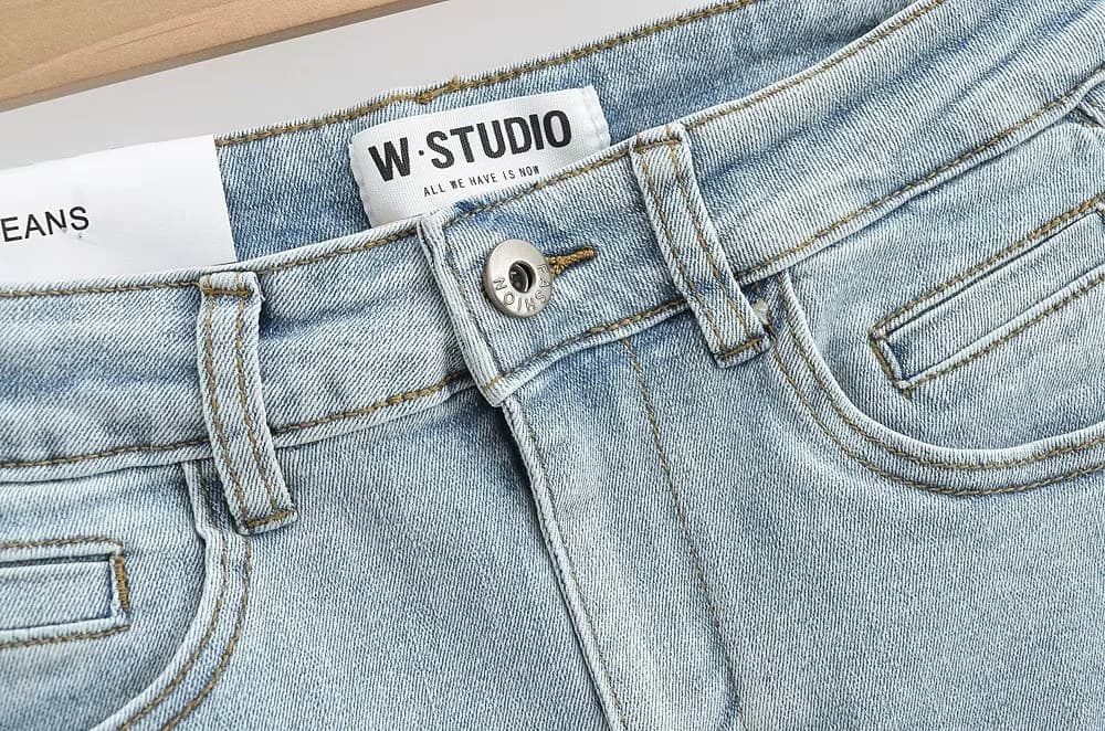 タイトスカート 裾切りっぱなしデニムタイトミニスカート