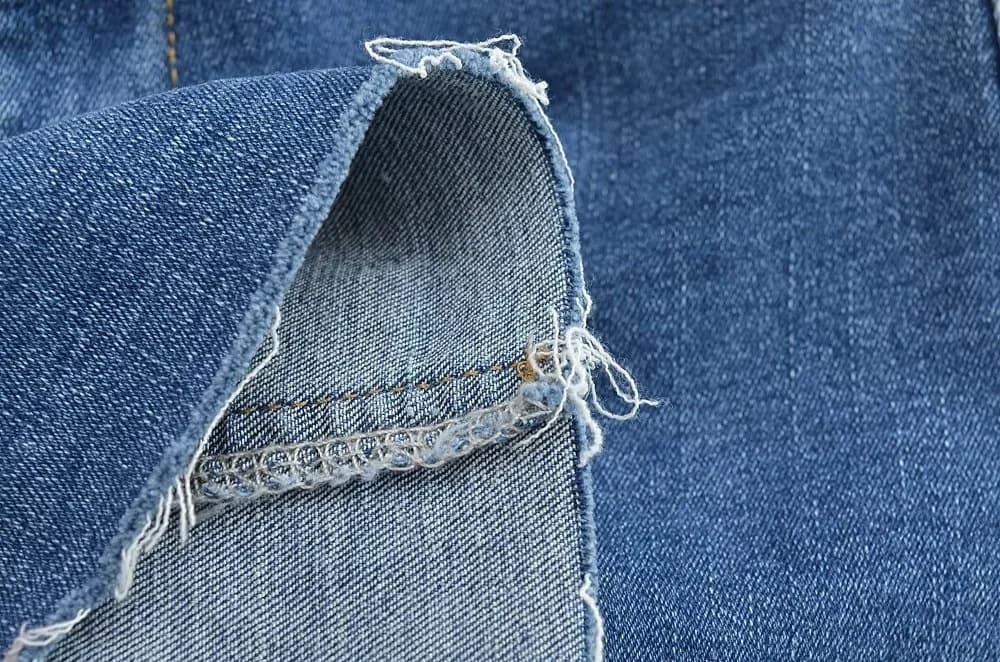 タイトスカート 裾切りっぱなしデニムタイトミニスカート