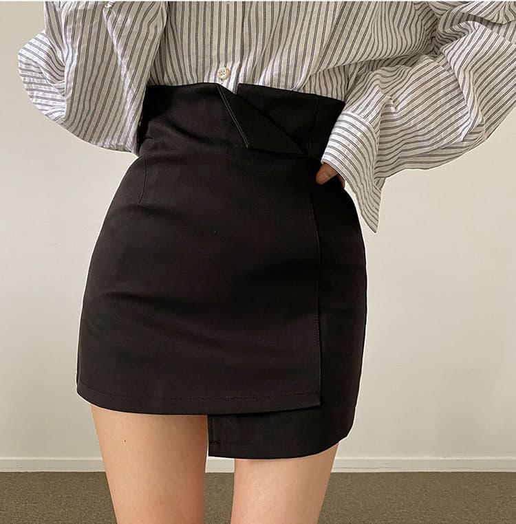 ハイウエスト ミニ タイトスカート 通勤 痩せ見え リボンベルト付き