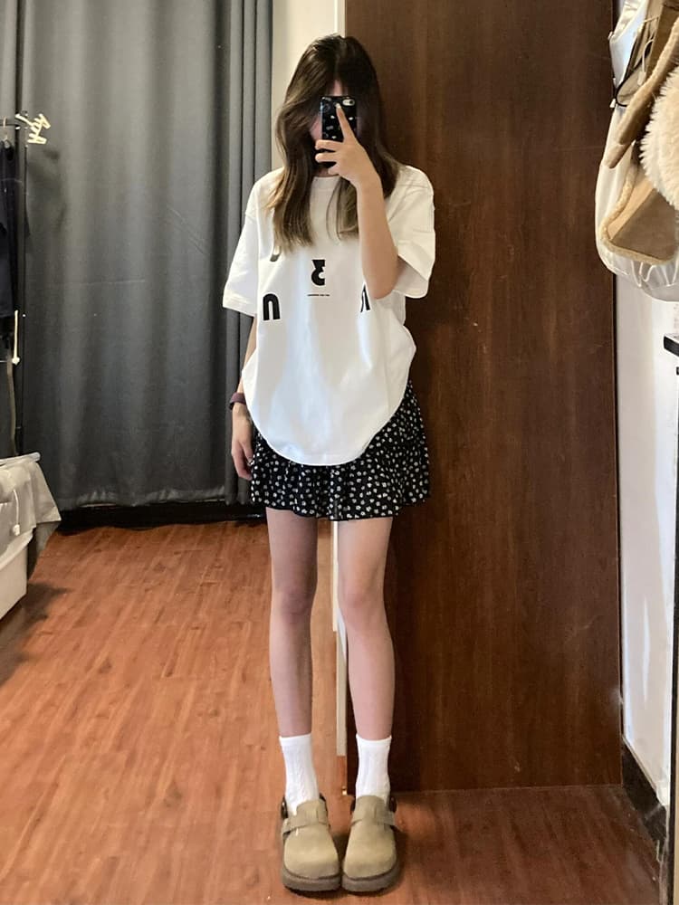 タイトスカート 花柄プリントタイトスカートミニ丈