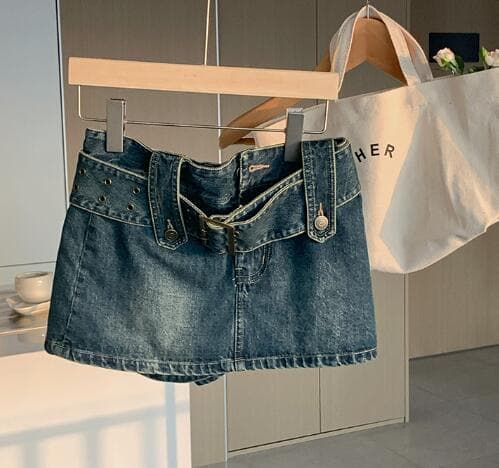 春の新生活レディースデニムハイウエストミニタイトスカート