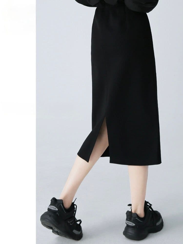 タイトスカート バックスリット入り美脚ロングタイトスカート